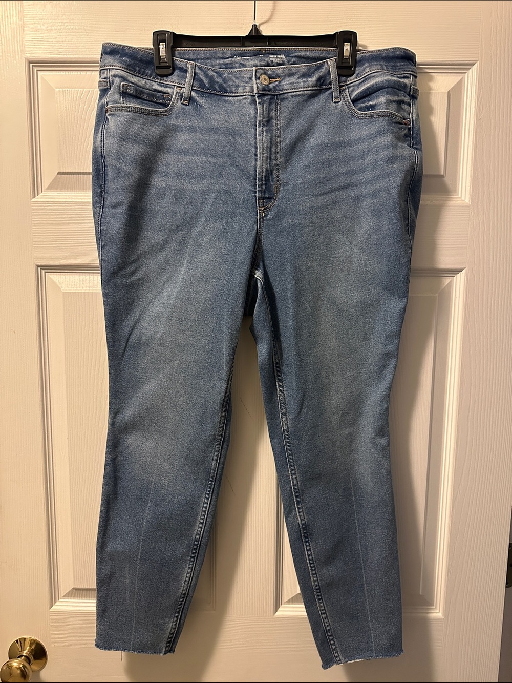 Women's Old Navy Extra High Rise Rockstar Super Skinny Denim Jeans - Size 20